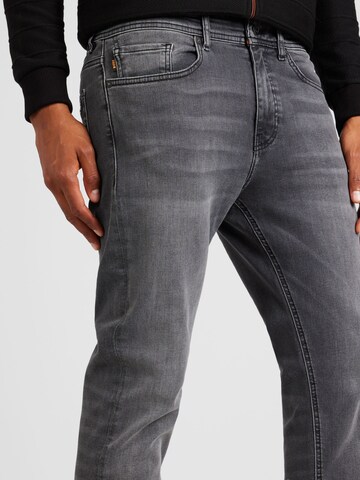 BOSS Orange Slimfit Jeans 'Taber' in Grijs