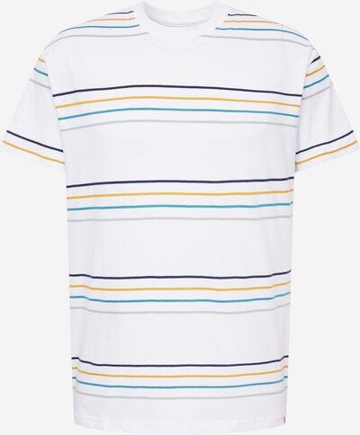 Revolution T-Shirt in navy / hellblau / goldgelb / grau / weiß, Produktansicht