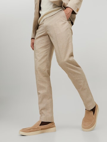 JACK & JONES Slimfit Hose 'Riviera' in Beige