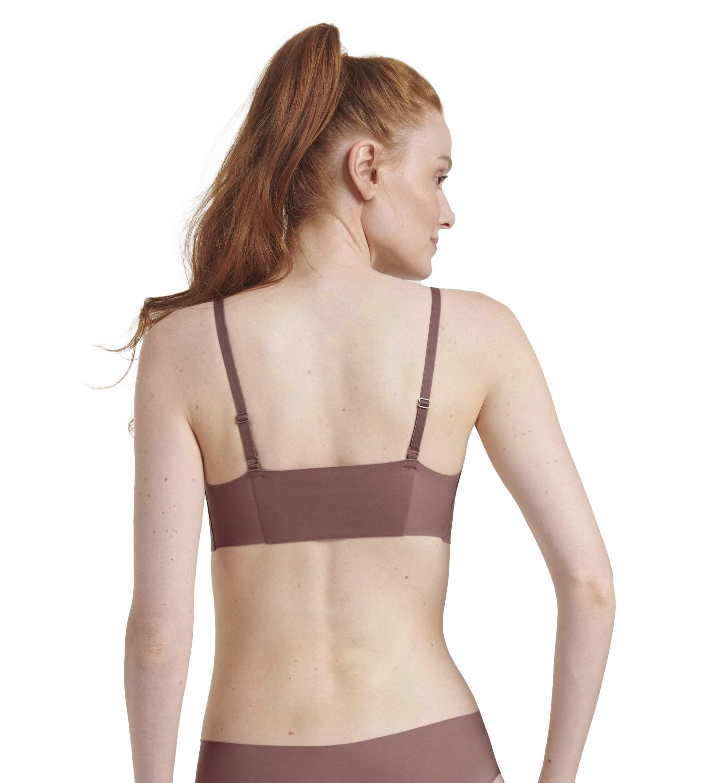 SLOGGI Bralette Bra 'Zero Feel' in Brown