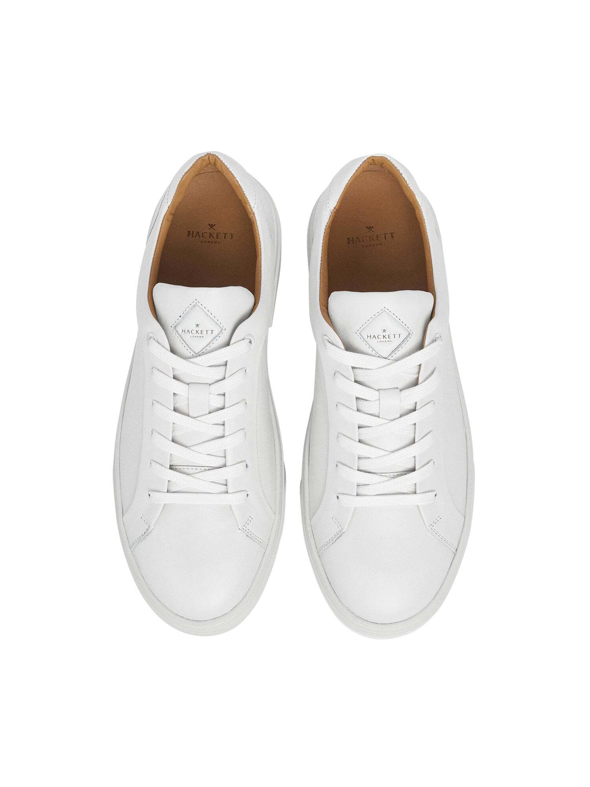 Baskets basses 'Hackney Class' Hackett London en blanc