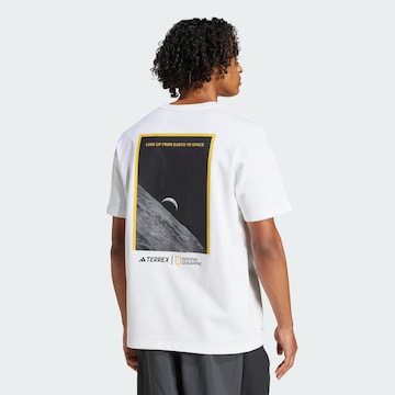 ADIDAS TERREX - Camiseta funcional en blanco