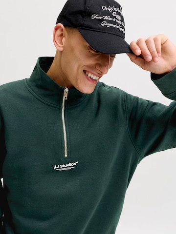 JACK & JONES Majica 'JJESoho' | zelena barva