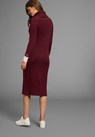 HECHTER PARIS Strickkleid in Rot
