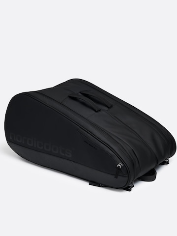 Sac à dos de sport 'Pro Padel Bag 2.0 - Stealth Black' nordicdots en noir : devant