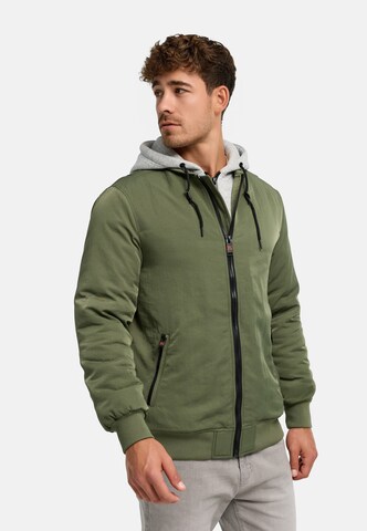 INDICODE JEANS Tussenjas 'Falwide' in Groen