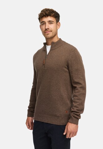 INDICODE JEANS Sweater 'INMargous' in Brown