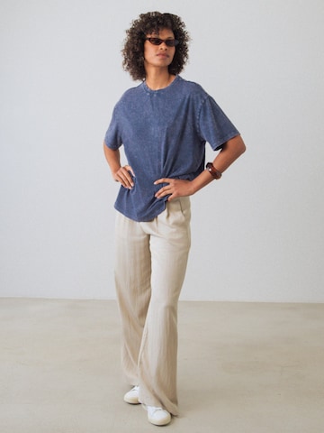 Honest Basics Shirt 'Hipster' in Blauw