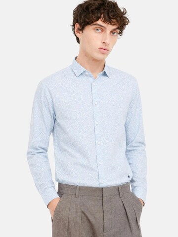 Manuel Ritz Regular fit Overhemd in Blauw