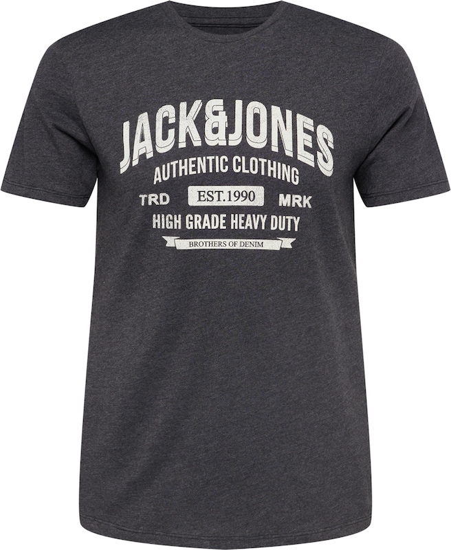 JACK & JONES T-Shirt in Dunkelgrau