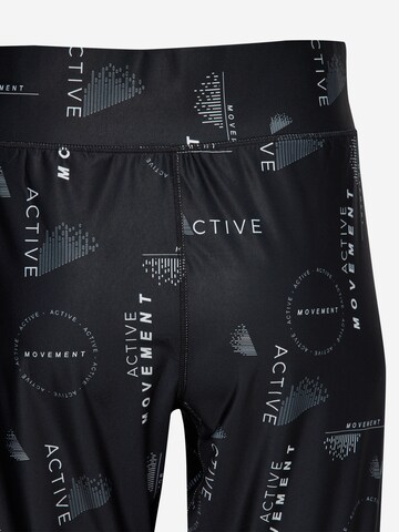 Coupe slim Pantalon de sport Active by Zizzi en noir