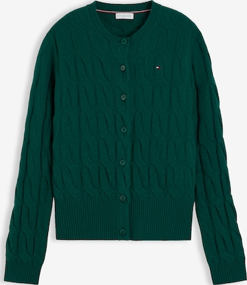 TOMMY HILFIGER - Cárdigan en verde: frente