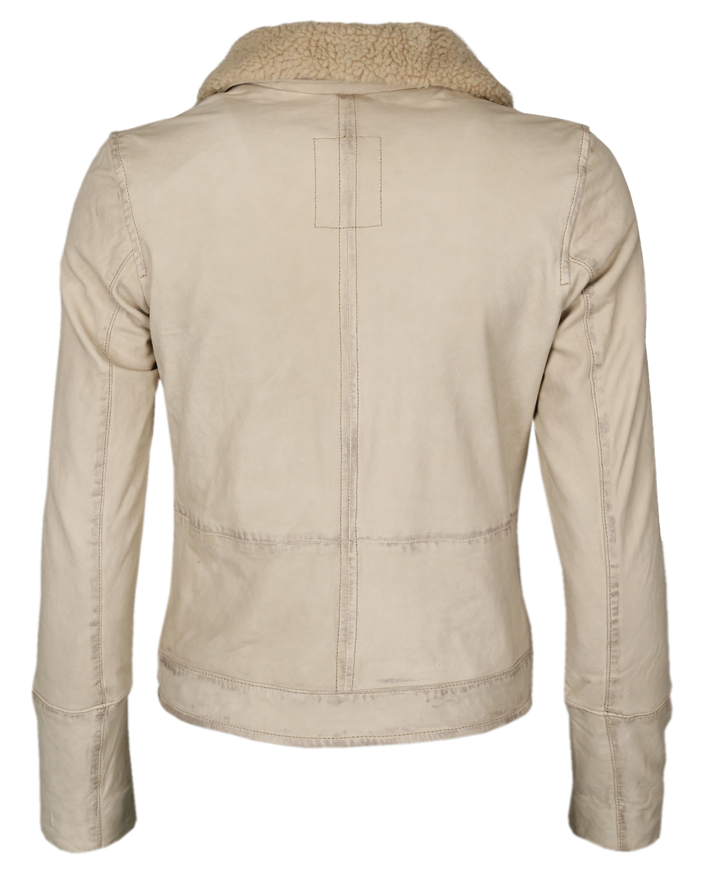 Maze Lederjacke in Beige