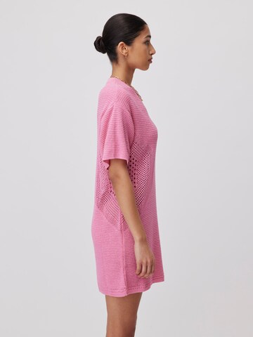 LeGer by Lena Gercke Knit dress 'Thore' in Pink