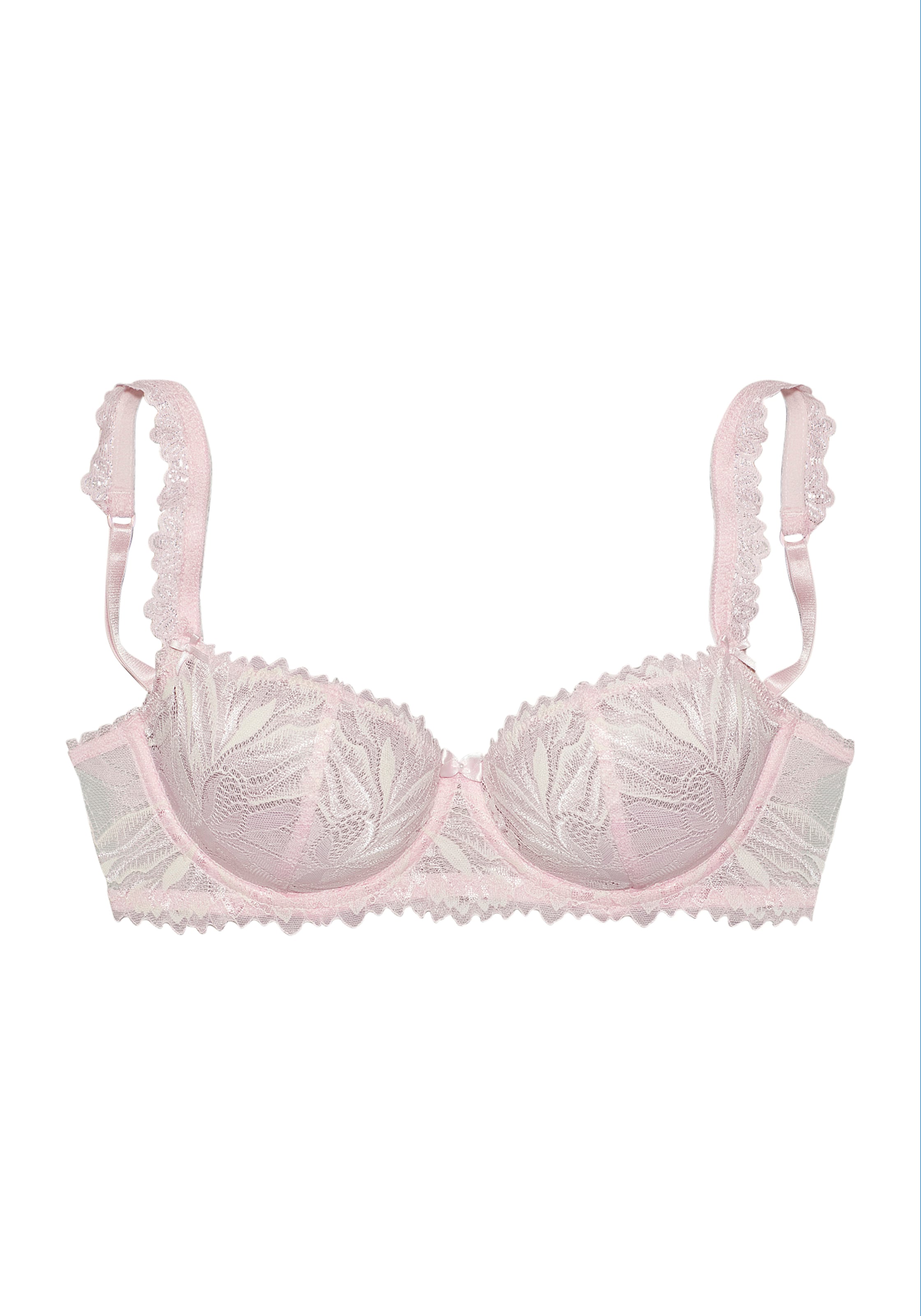 LASCANA Balkonetové Podprsenka - Béžová: predná strana