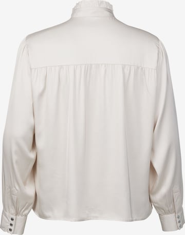 Rock Your Curves by Angelina K. Blouse in White