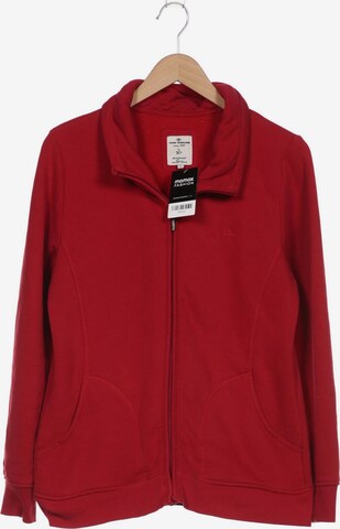 TOM TAILOR Sweatshirt & Zip-Up Hoodie in XL in Red: front