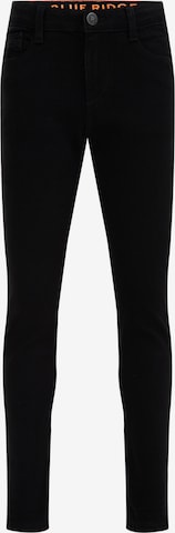 WE Fashion Regular Jeans in Black: front