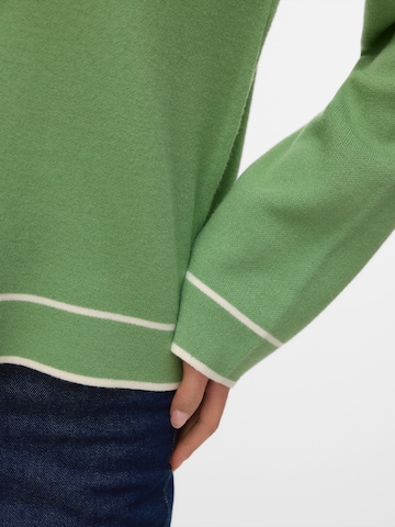 VERO MODA Sweter 'VMGOLD' w kolorze zielony