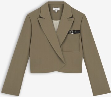 Twist Blazer in Brown: front