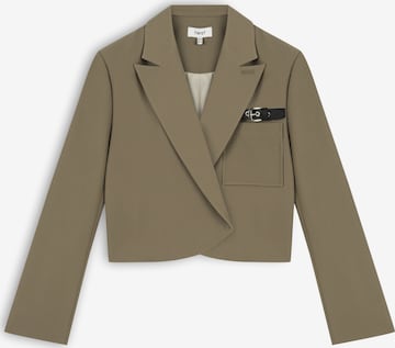 Twist Blazer in Brown: front