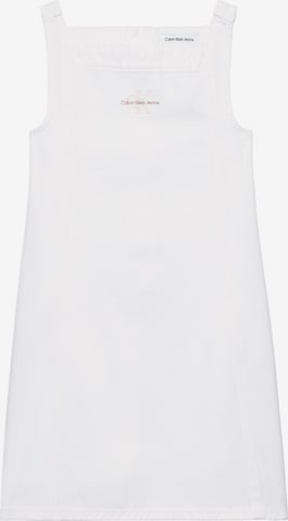 Calvin Klein Jeans Dress in White: front