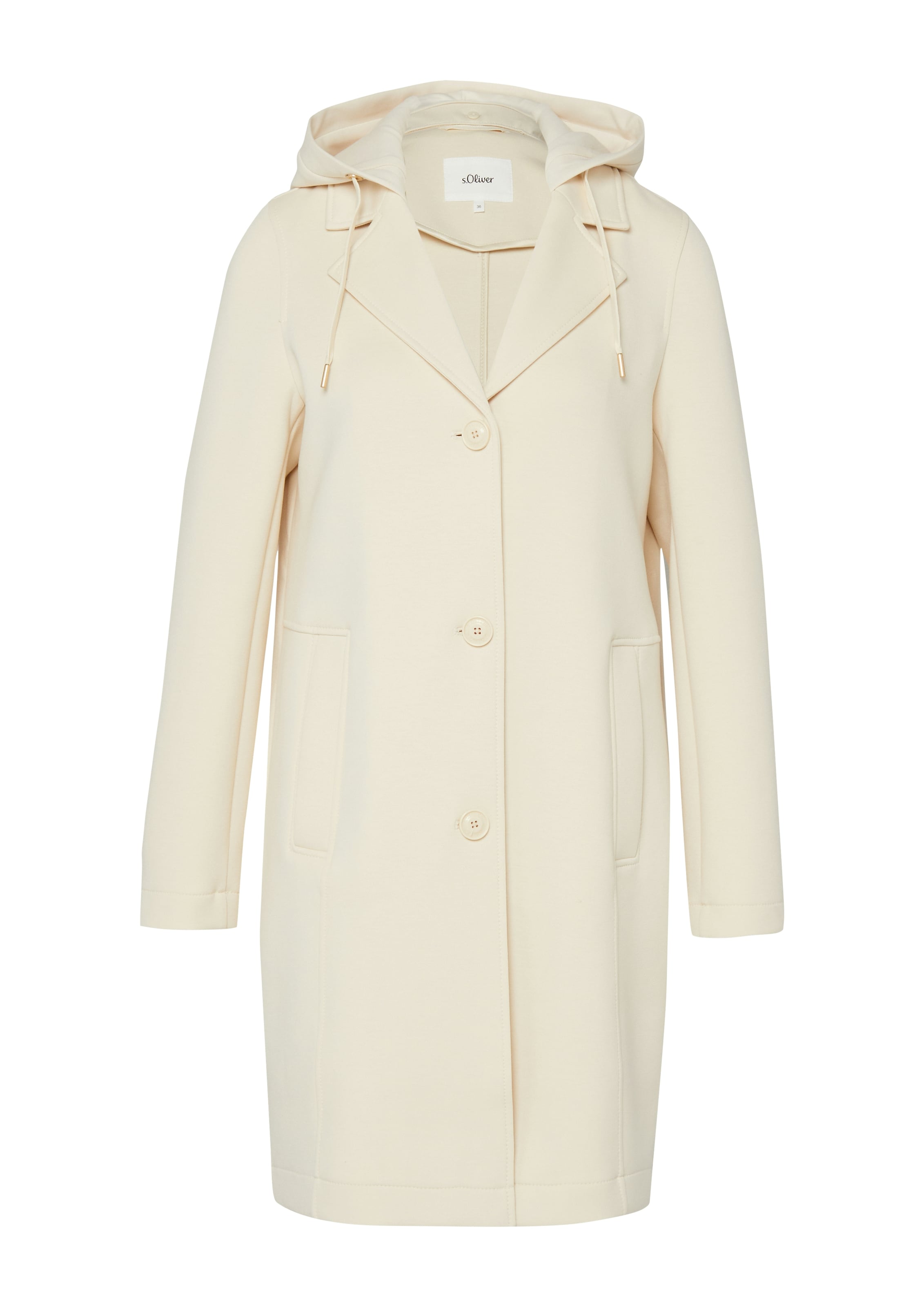 Manteau mi-saison s.Oliver Red Label Plus en beige : devant