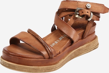 Sandalo con cinturino 'Lagos' di A.S.98 in marrone: frontale