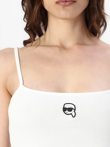 Karl Lagerfeld Top 'Ikon' in Wit