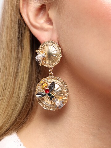 Boucles d'oreilles ' Héloïse ' SOHI en or : devant