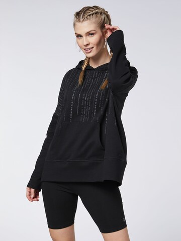 Jette Sport Sweatshirt in Black: front