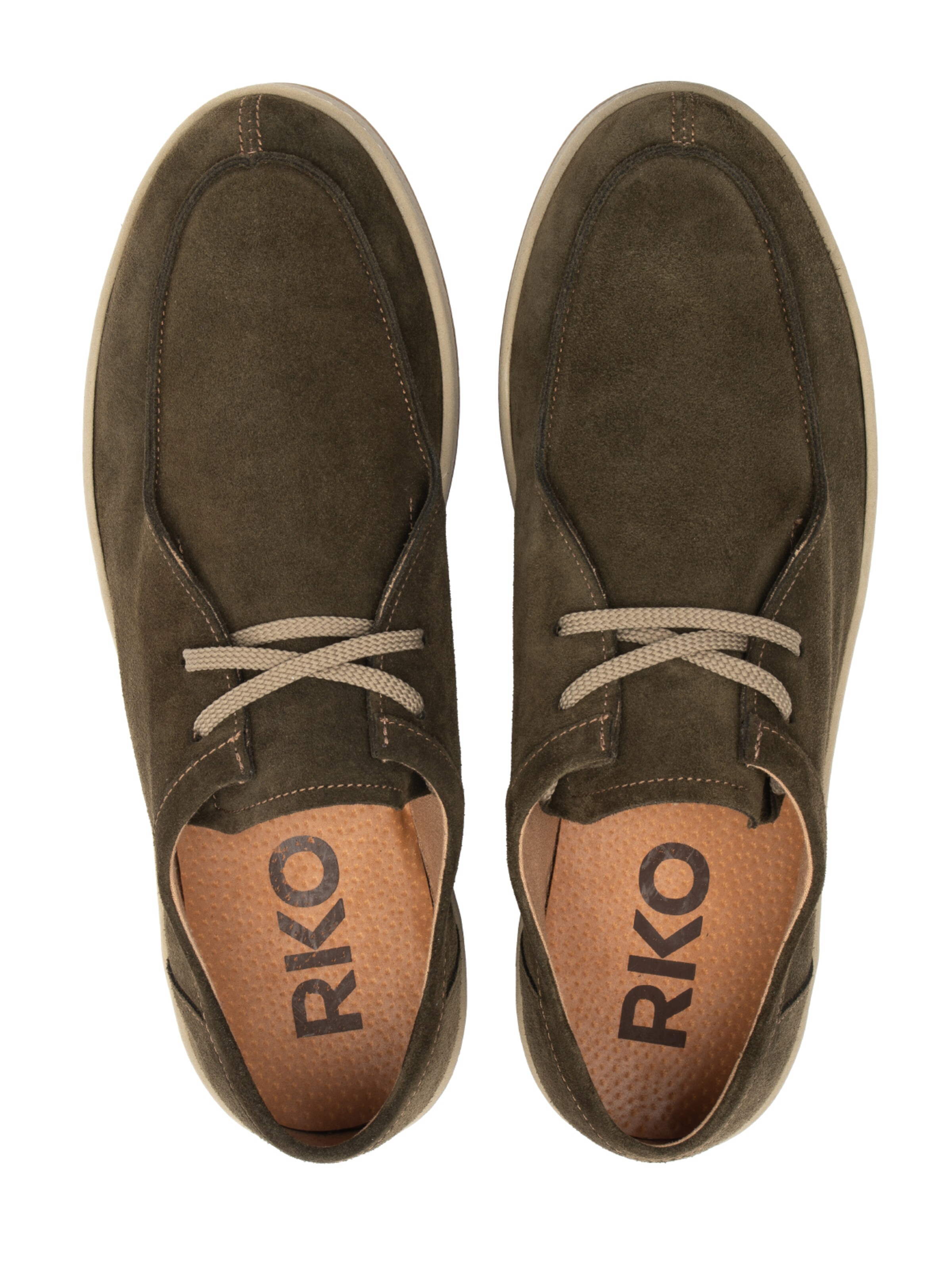 RYLKO Schnürschuh in Grün