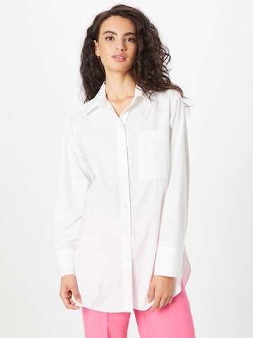 Lindex - Blusa 'Julie' en blanco: frente