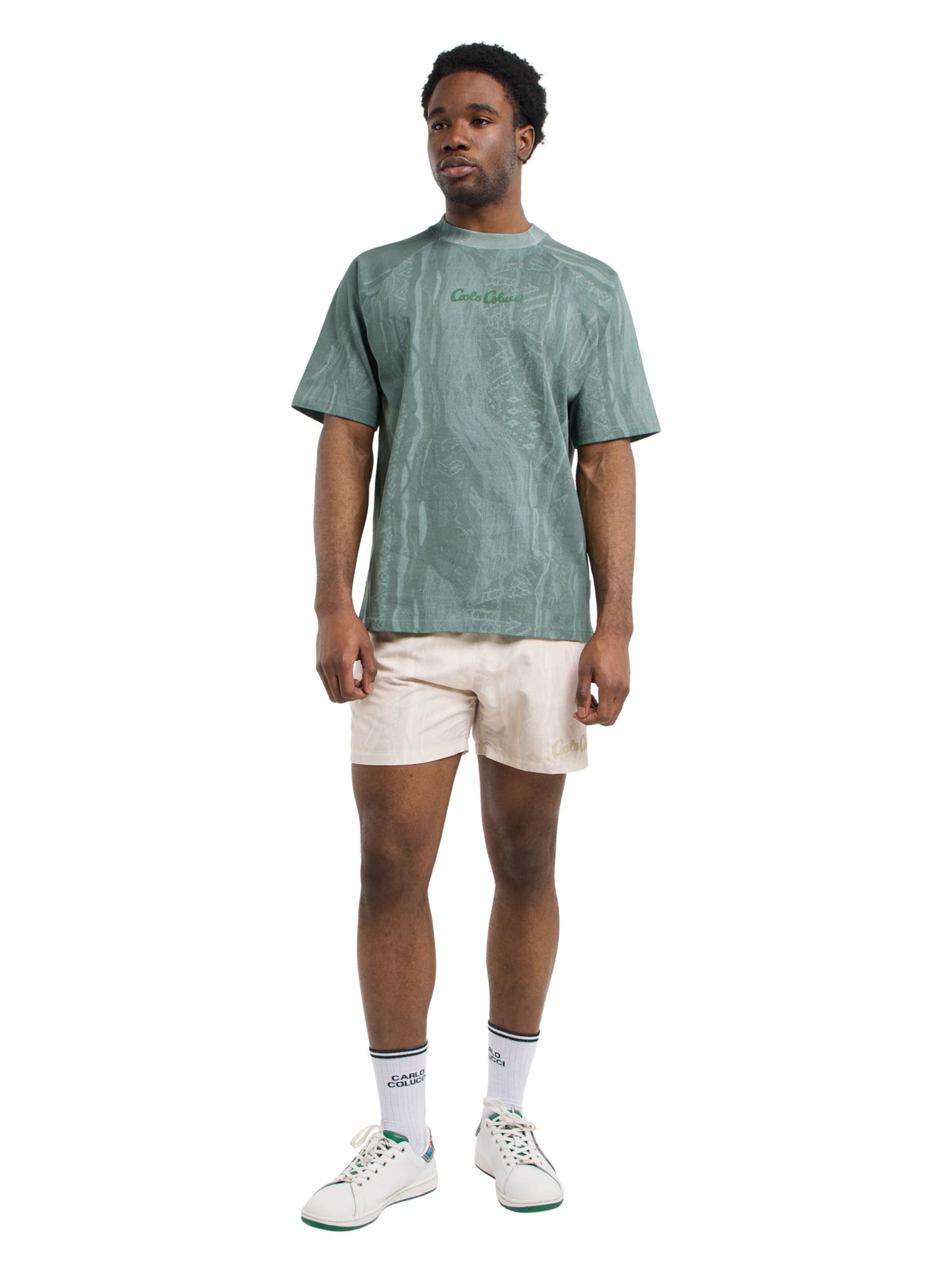 T-Shirt 'Febbraio' Carlo Colucci en vert