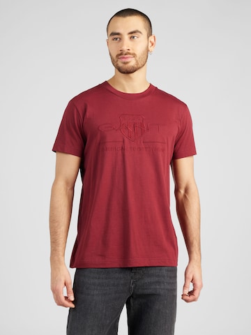 GANT T-shirt i röd: framsida