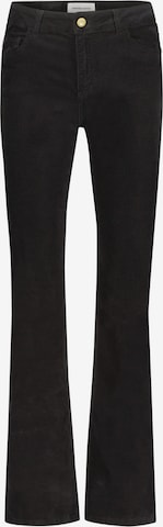 Fabienne Chapot Flared Pants 'Eva' in Black: front