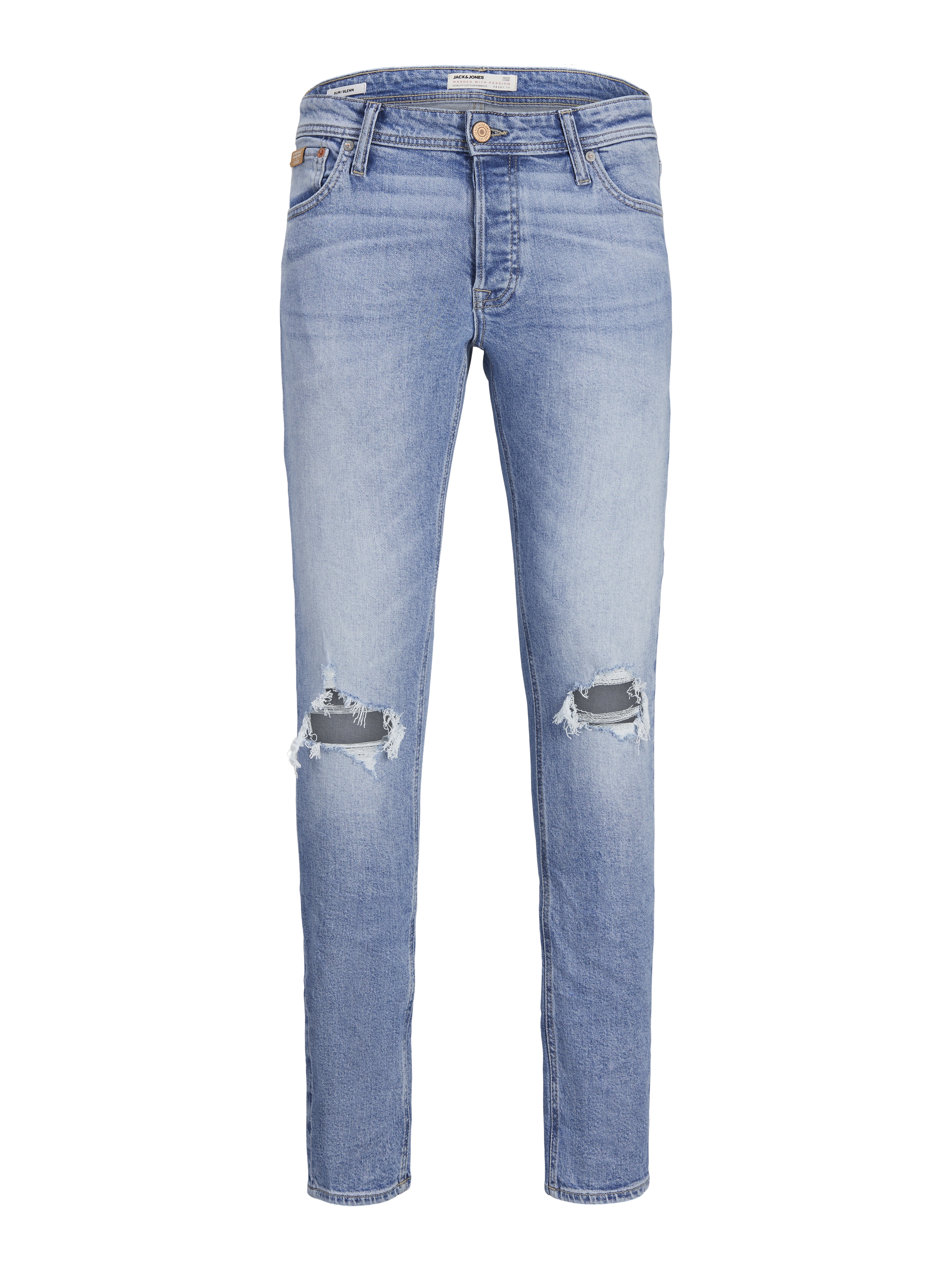 JACK & JONES Slimfit Jeans 'GLENN' in Blau: predná strana