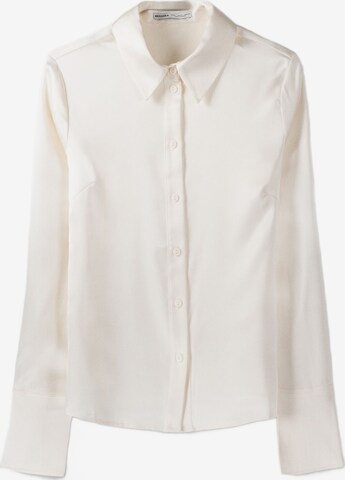 Camicia da donna di Bershka in bianco: frontale