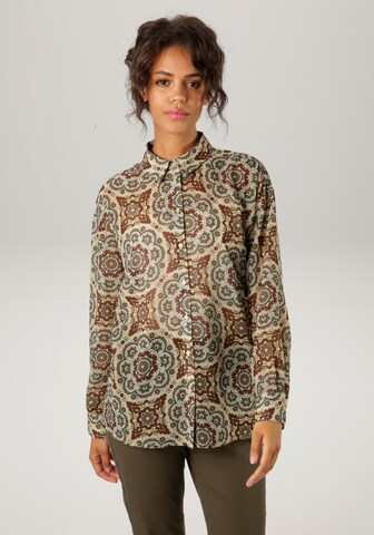 Aniston CASUAL Blouse in Bronze: front