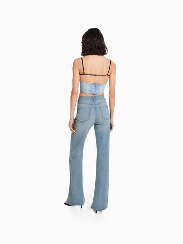 Bershka Regular Jeans in Blau