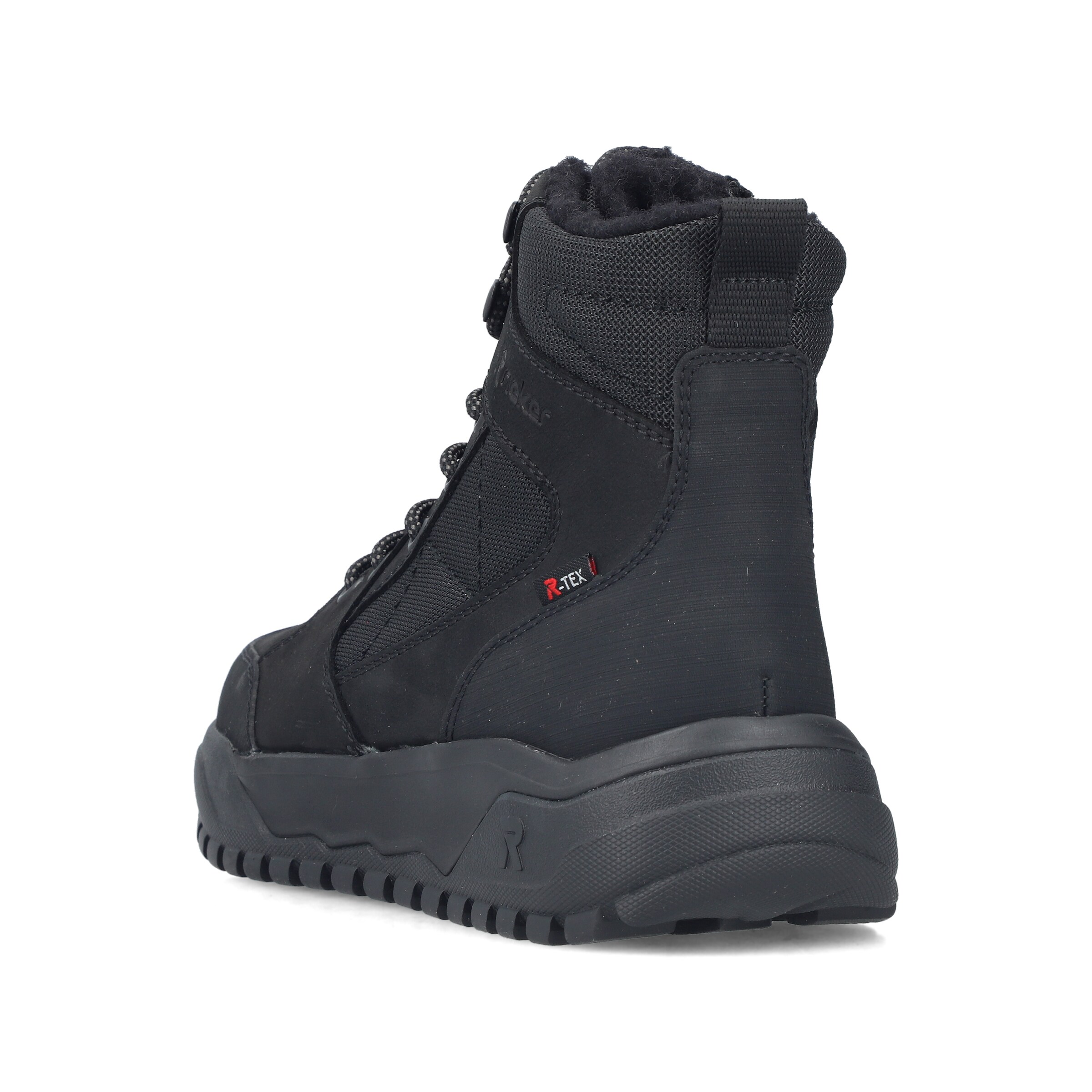 Bottines à lacets Rieker en noir