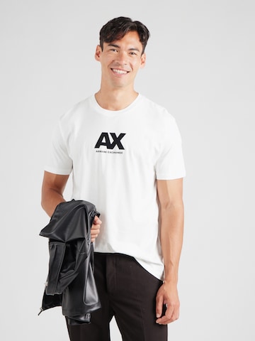 ARMANI EXCHANGE Shirt in White: front