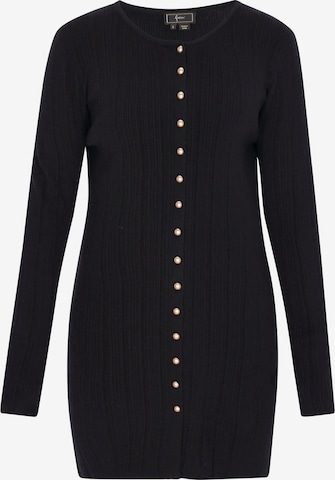 Robe faina en noir : devant