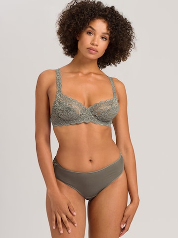 Hanro Bra 'Moments' in Green: front