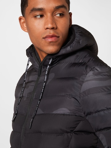 BRAVE SOUL Winter jacket 'Cyiber' in Black