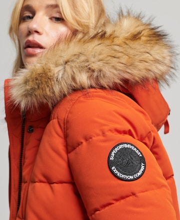 Superdry Winter Jacket 'Everest' in Orange