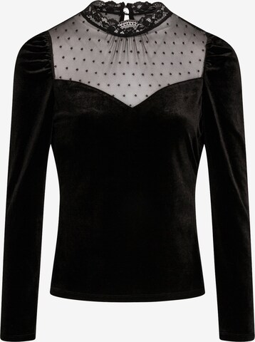 Morgan Blouse in Black: front