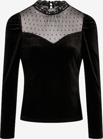 Morgan - Blusa em preto: frente