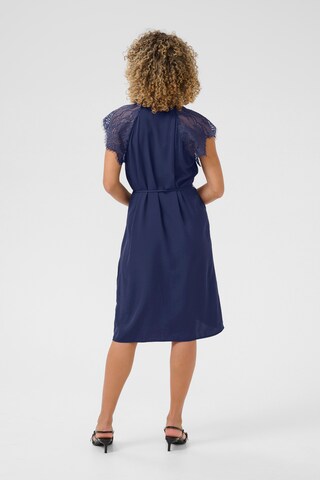 Cream Dress 'Nola' in Blue