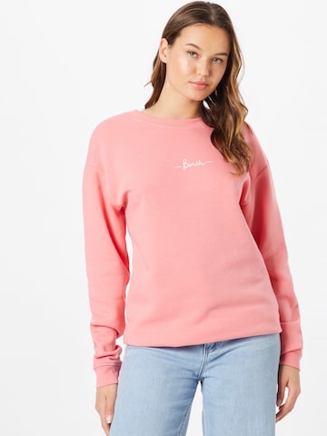BENCHSweater majica 'OLIVIA 2' - roza boja: prednji dio